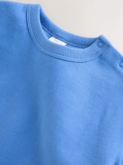 Kobaltblauw - Baby joggingromper (0mnd-3jr)