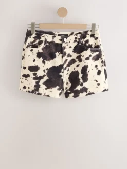 Koeienprint - Denim shorts voor jongens