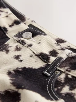 Koeienprint - Denim shorts voor jongens