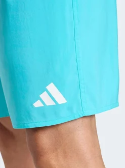 Koraalblauw - adidas 8inch zwembroek