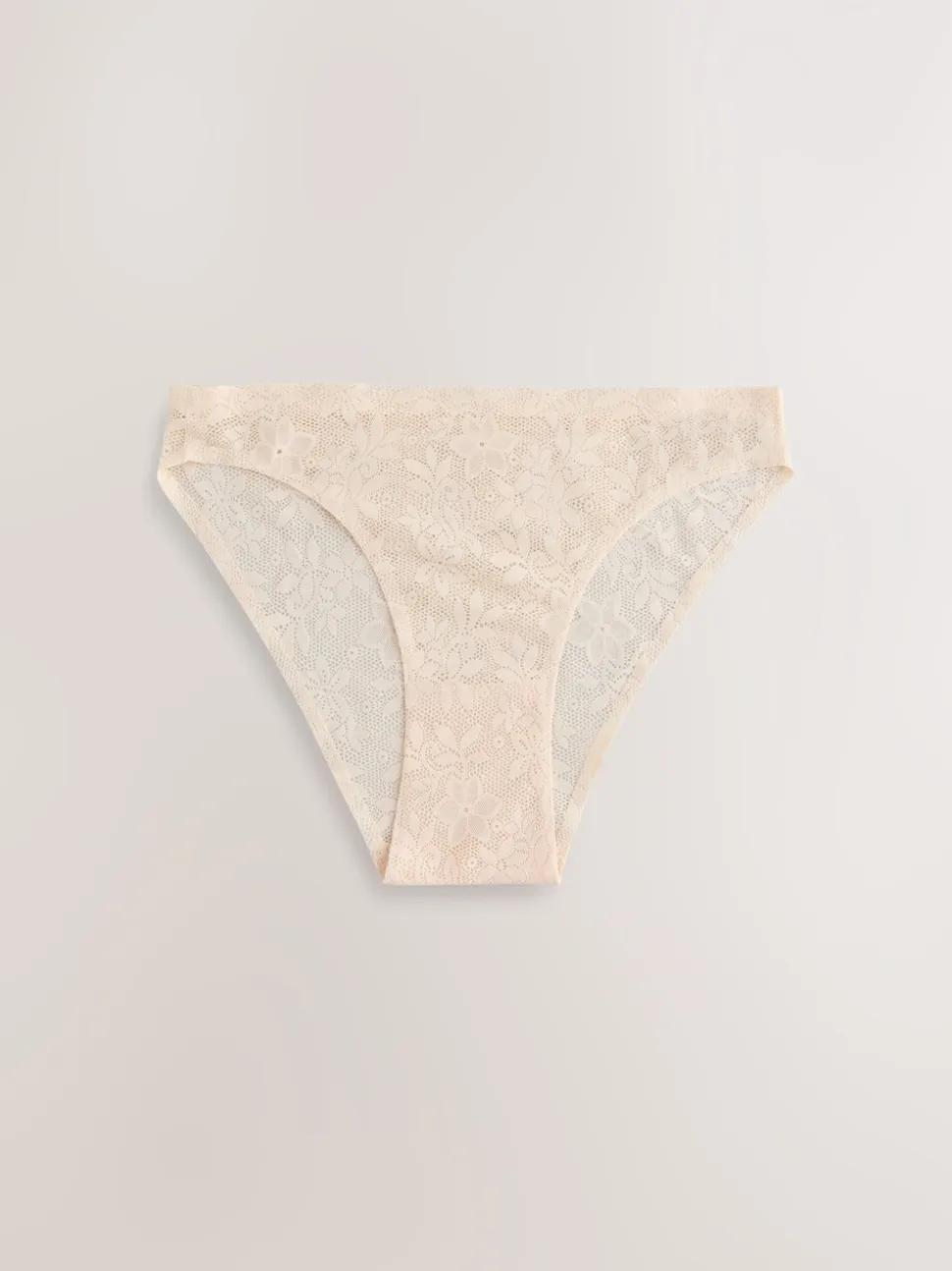 Koraalroze - All-Over Lace No VPL Knickers 3 Pack