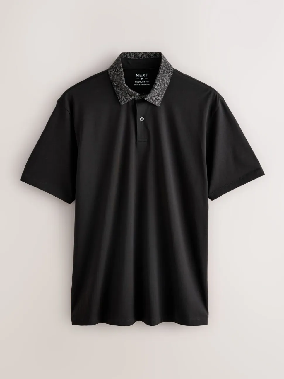Kraag met bessenprint - Set van 3 jersey poloshirts met korte mouwen
