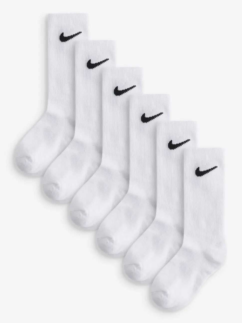 Krijtwit - Nike Little Kids sportsokken, set van 6
