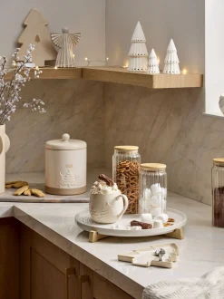 Kya Schotel met houten standaard