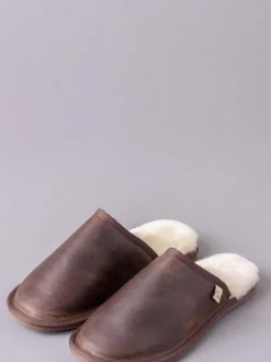 Lakeland Leather leren pantoffels voor heren