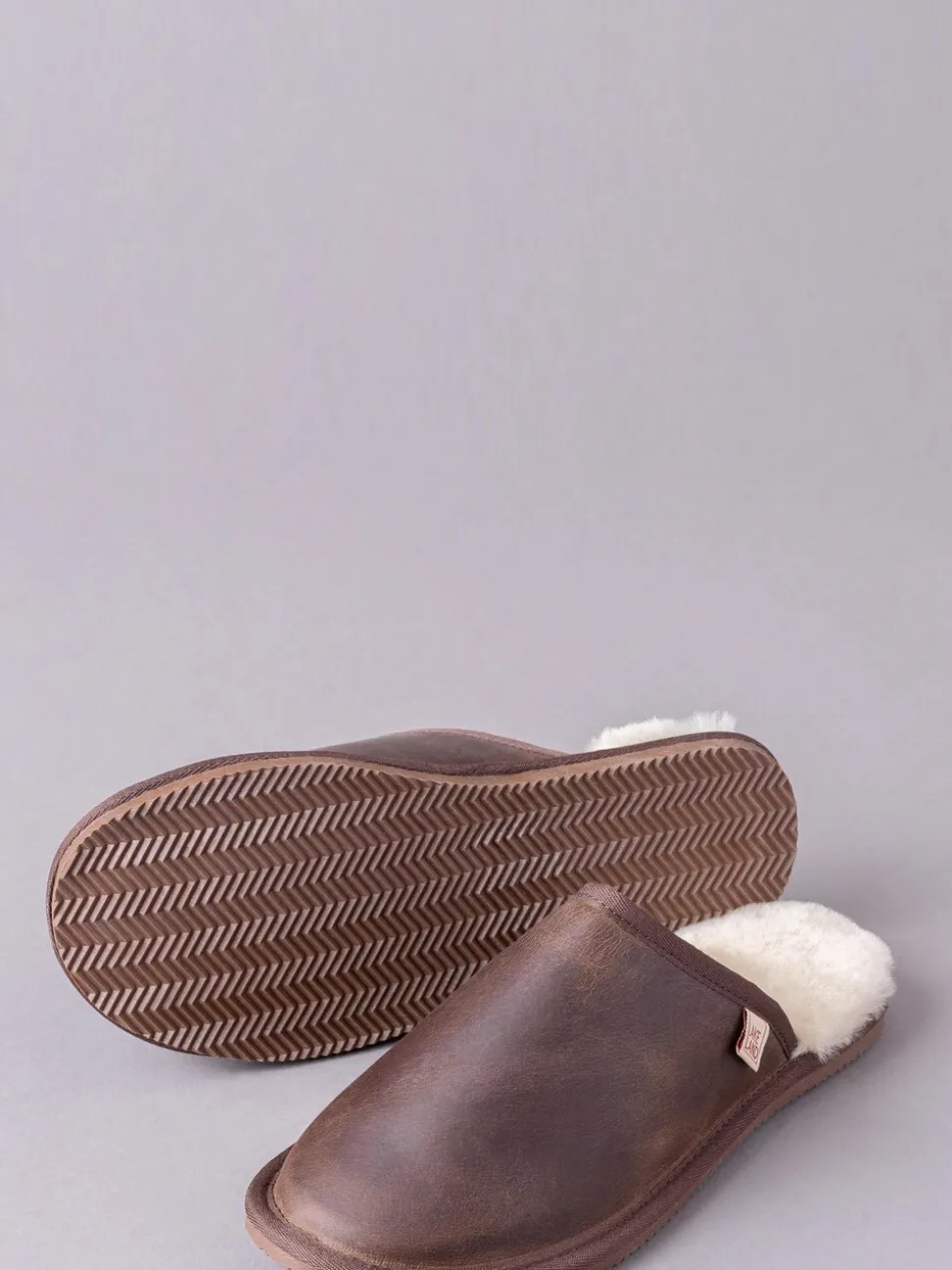 Lakeland Leather leren pantoffels voor heren