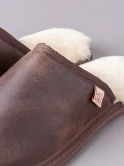 Lakeland Leather leren pantoffels voor heren