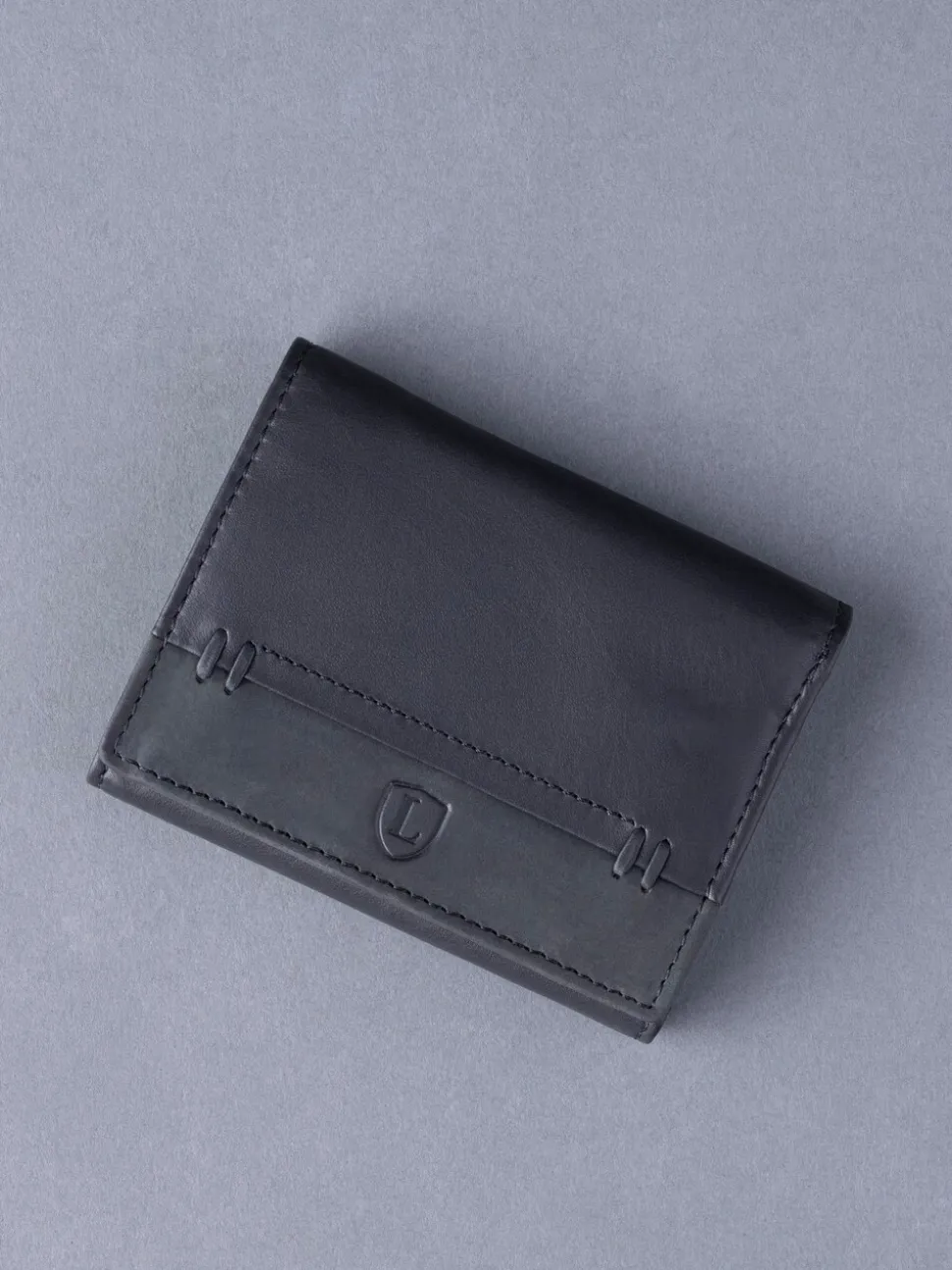 Lakeland Leather Stitch Tri-Fold Portemonnee