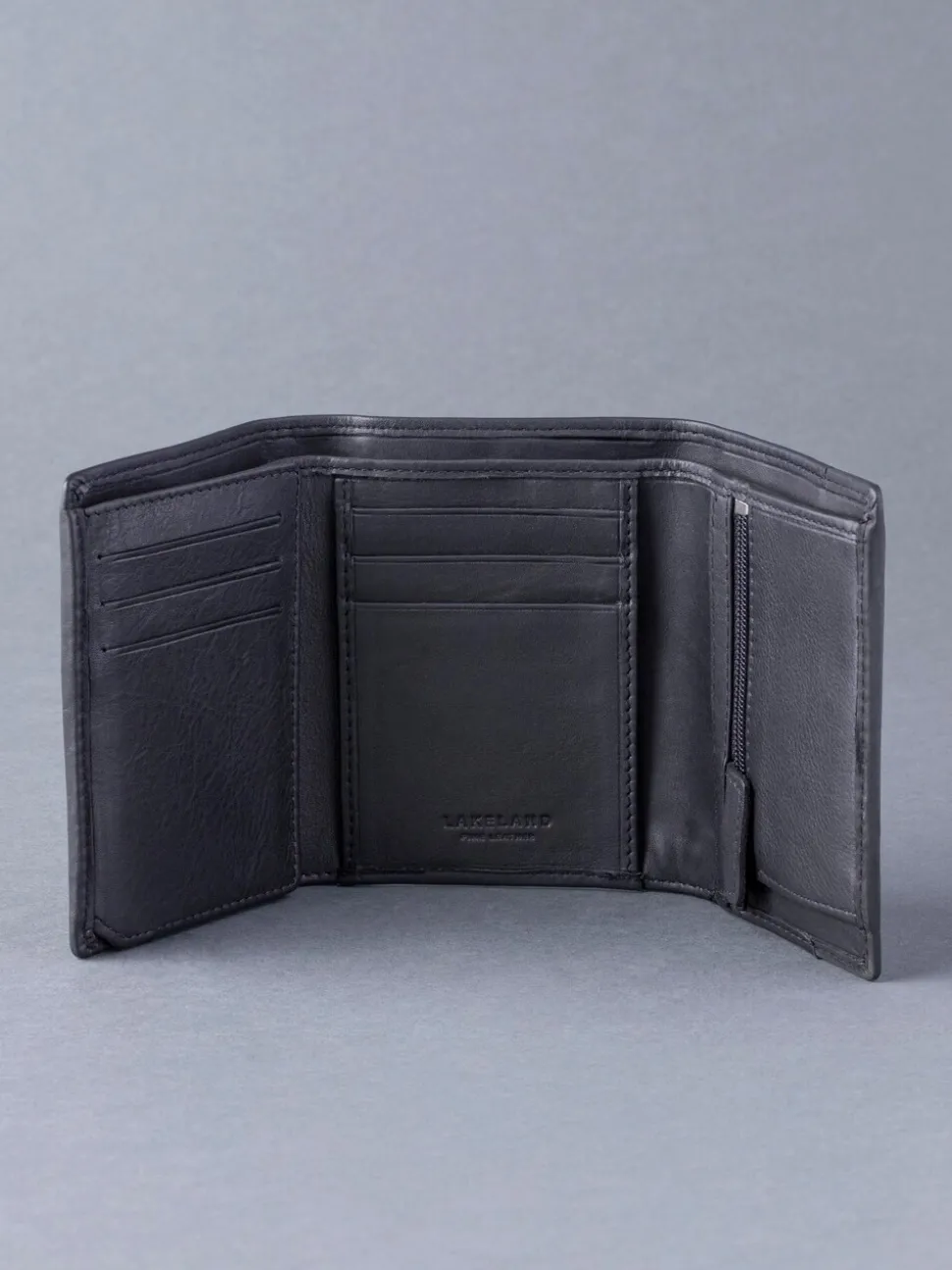 Lakeland Leather Stitch Tri-Fold Portemonnee