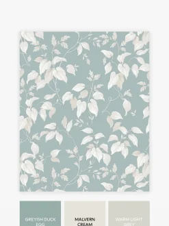 Landelijk behang met bloemenprint 10M