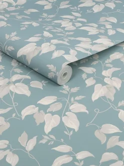 Landelijk behang met bloemenprint 10M