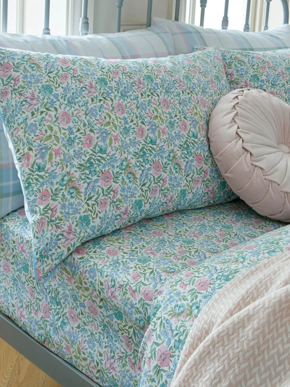 Laura Ashley 100% katoenen Sherston bloemen Ditsy hoeslaken