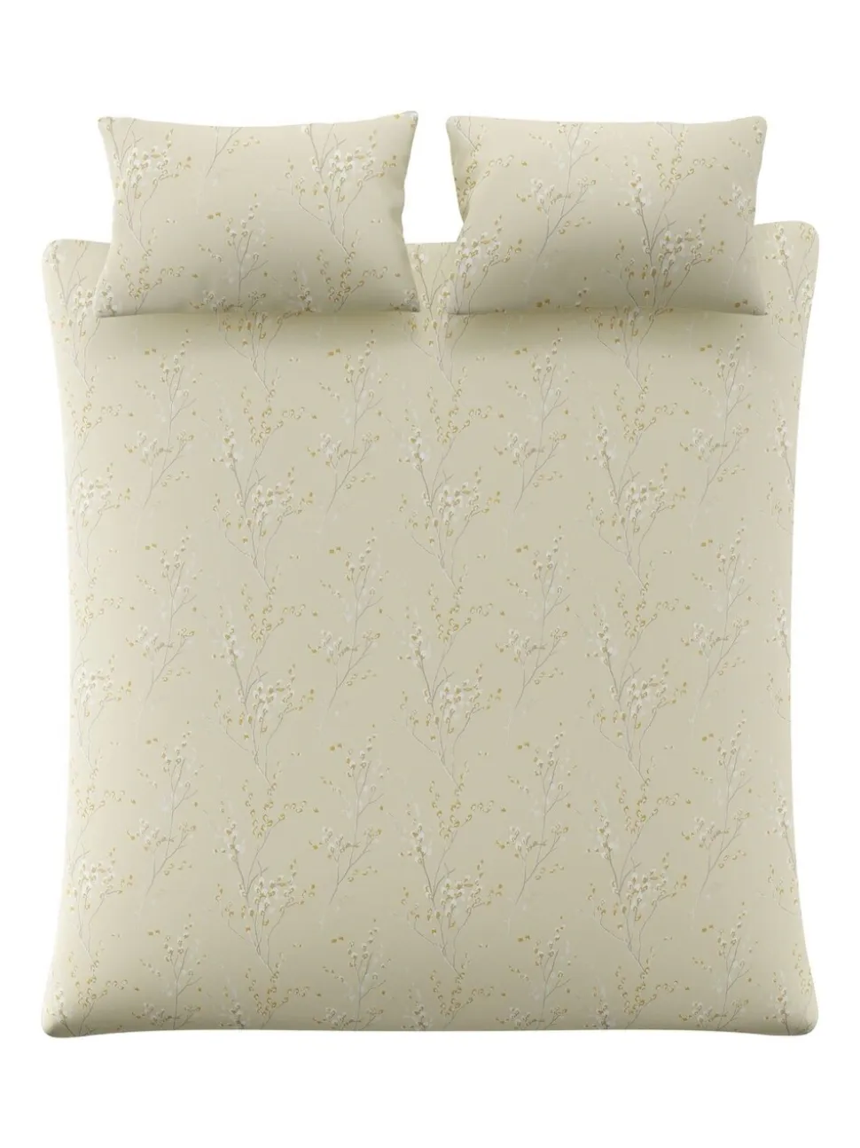 Laura Ashley 100% katoensatijn 200 thread count Pussy Willow Dekbedovertrek- en kussensloopset
