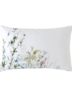 Laura Ashley 100% katoensatijn 220 thread count Pointon Fields dekbedovertrek- en kussensloopSet
