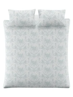 Laura Ashley 100% katoensatijn 200 draadtelling Tuileries dekbedovertrek- en kussensloopSet