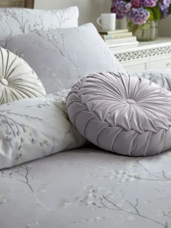 Laura Ashley 100% katoensatijn 200 thread count Pussy Willow Dekbedovertrek- en kussensloopset