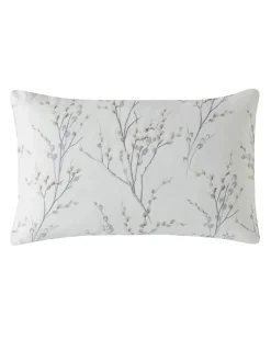 Laura Ashley 100% katoensatijn 200 thread count Pussy Willow Dekbedovertrek- en kussensloopset