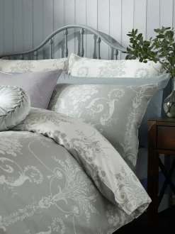 Laura Ashley 100% katoensatijn 200 -draads Josette dekbedovertrekset met kussenslopen