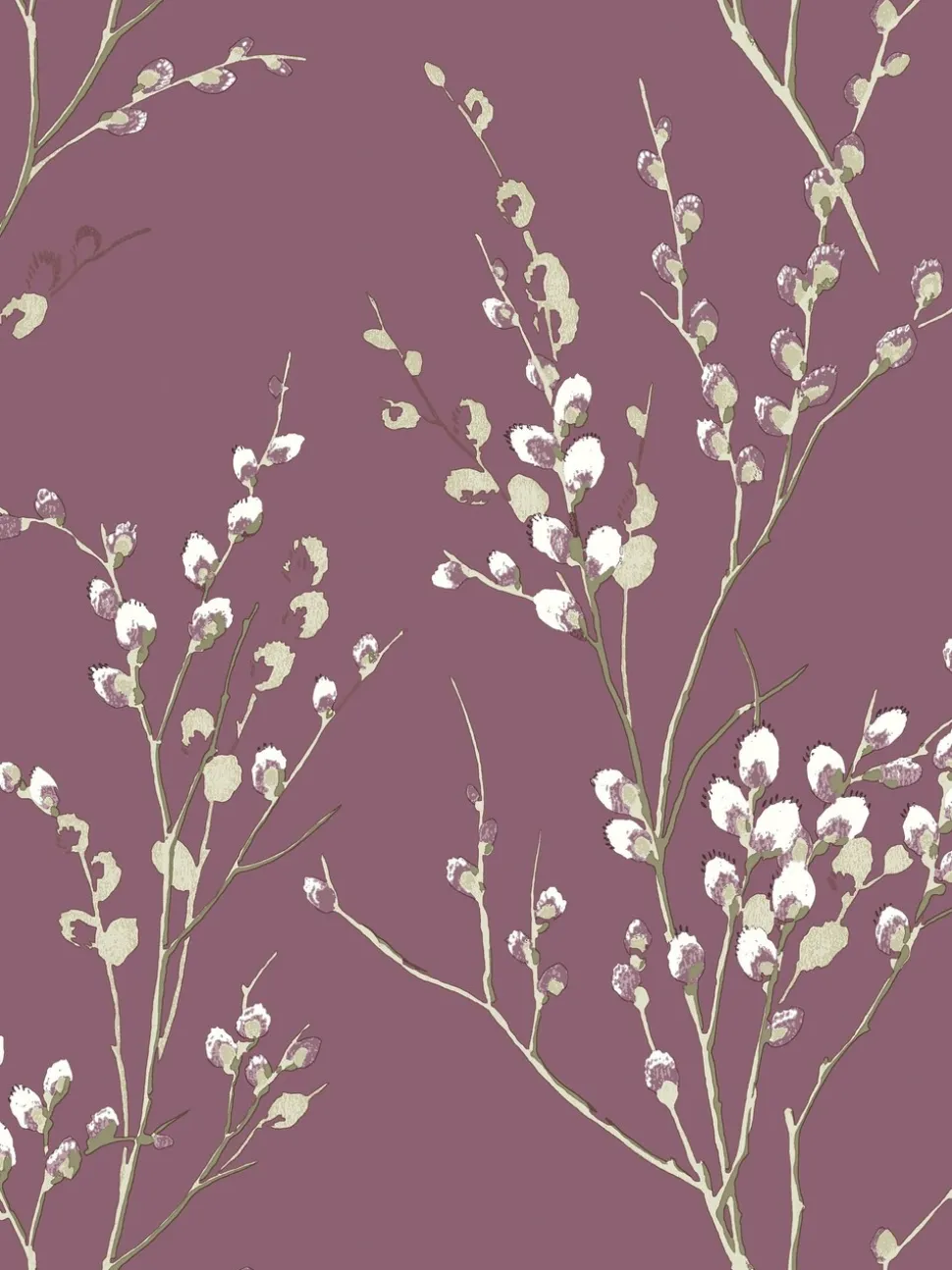 Laura Ashley 100% katoensatijn 200 thread count Pussy Willow Dekbedovertrek- en kussensloopset