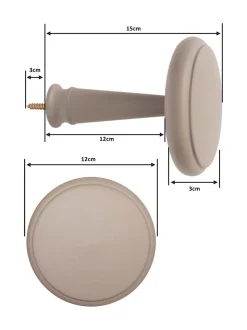 Laura Ashley 1 paar houten gordijnhouders