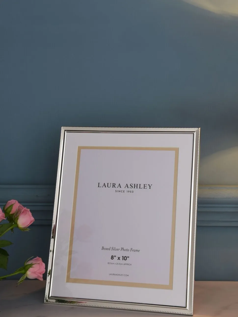 Laura Ashley - Verzilverde fotolijst in doosje