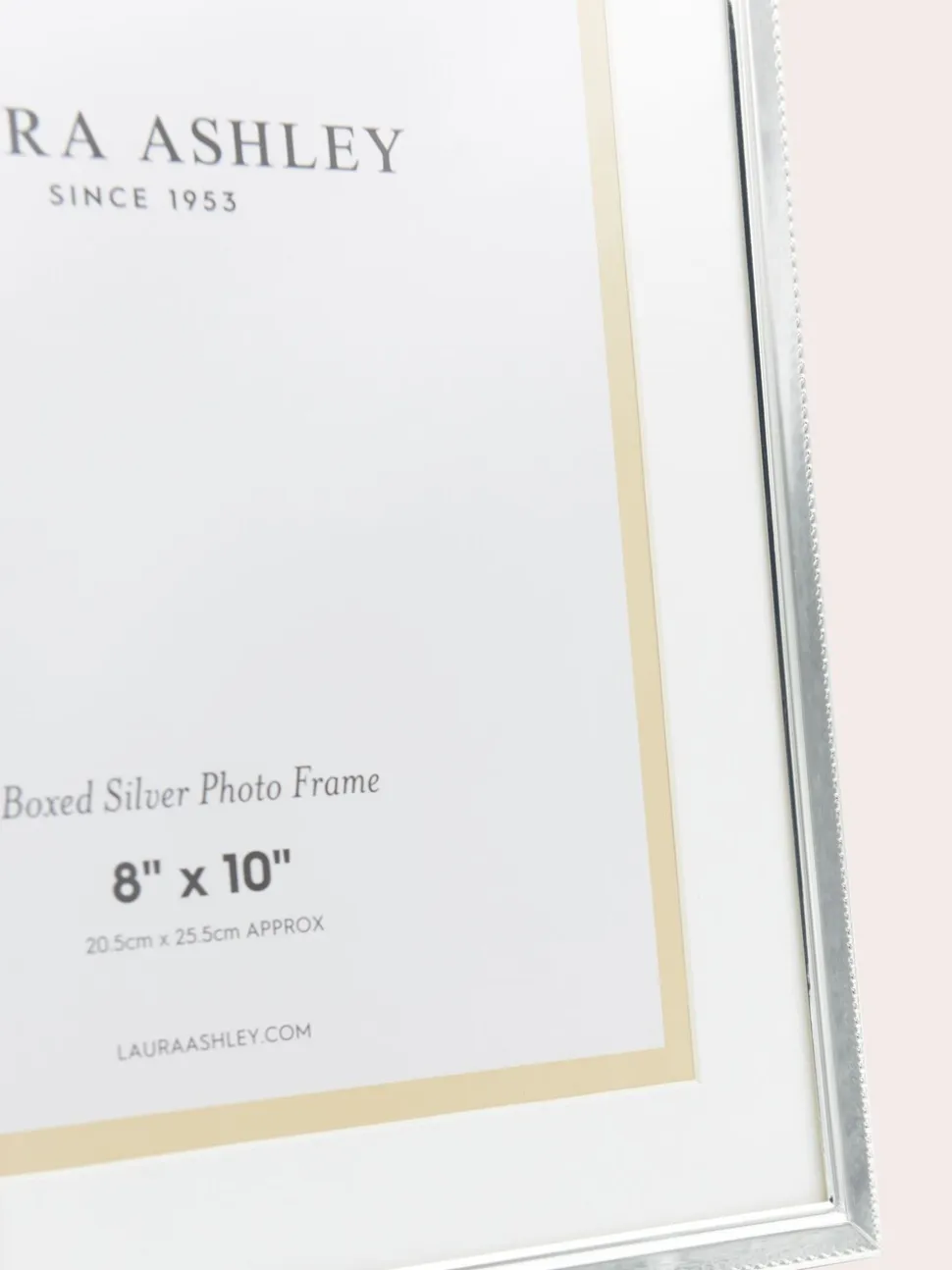 Laura Ashley - Verzilverde fotolijst in doosje