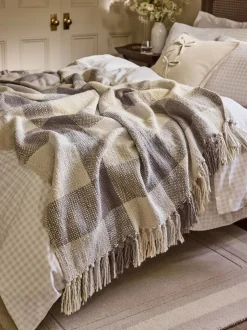 Laura Ashley Allonby Check Woven Throw