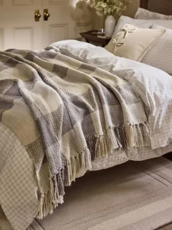 Laura Ashley Allonby Check Woven Throw