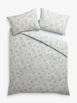 Laura Ashley Aneta Floral 100% Cotton Duvet Cover and Pillowcase Set