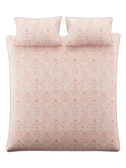 Laura Ashley Ashstead Damask 200 Thread Count Duvet Cover and Pillowcase Set