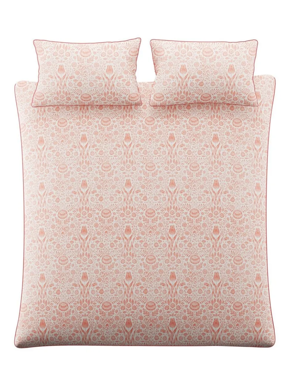 Laura Ashley Ashstead Damask 200 Thread Count Duvet Cover and Pillowcase Set