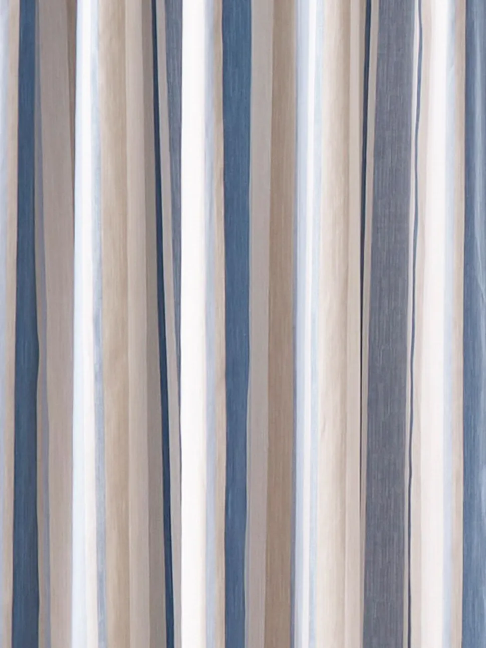 Laura Ashley Awning Stripe Blackout/Thermal Pencil Pleat Curtains
