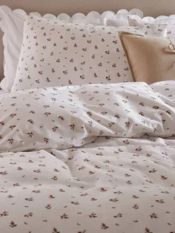 Laura Ashley Aylesmore Cotton Gauze Duvet Cover and Pillowcase Set