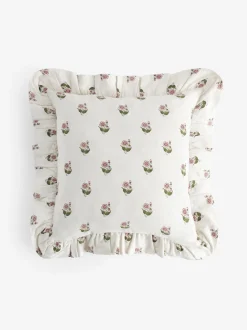 Laura Ashley Beauchamp Floral Frill Cushion