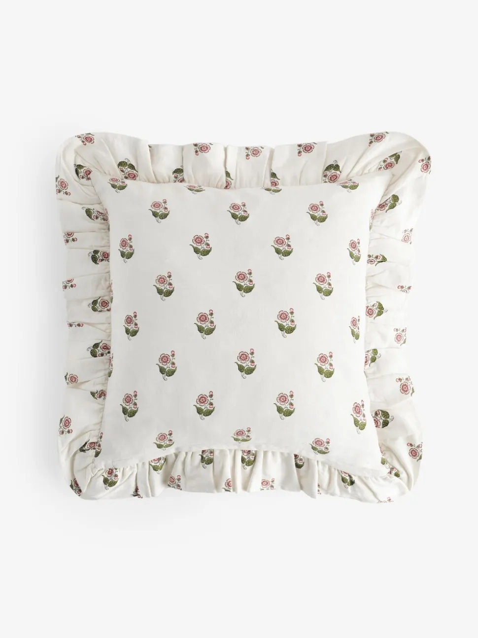 Laura Ashley Beauchamp Floral Frill Cushion