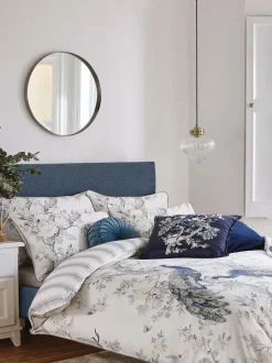 Laura Ashley Belvedere 100% katoensatijn 220 -draads dekbedovertrekset met kussenslopen
