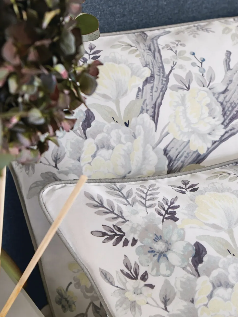 Laura Ashley Belvedere 100% katoensatijn 220 -draads dekbedovertrekset met kussenslopen