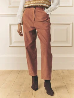 Laura Ashley Cord Casual Slight Barrel Trousers
