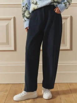Laura Ashley Cord Casual Slight Barrel Trousers
