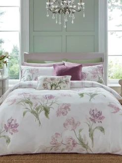 Laura Ashley Gosford set van dekbedovertrek en kussenslopen van 220-draads 100% katoen