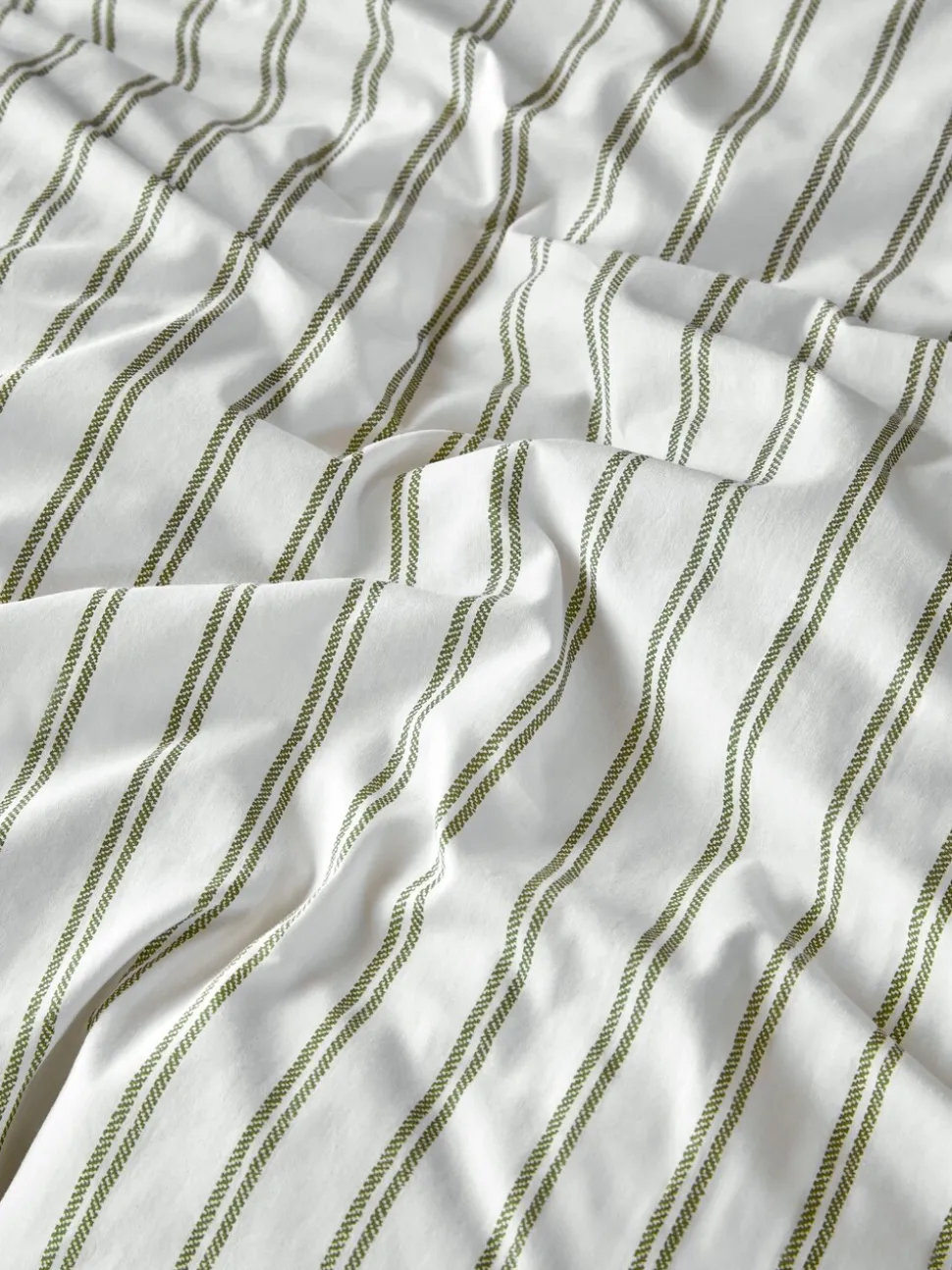 Laura Ashley Henley Stripe 100% Cotton Duvet Cover and Pillowcase Set