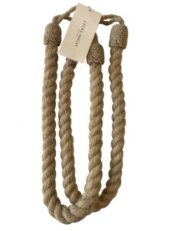 Laura Ashley Jute Rope Tieback Pairs