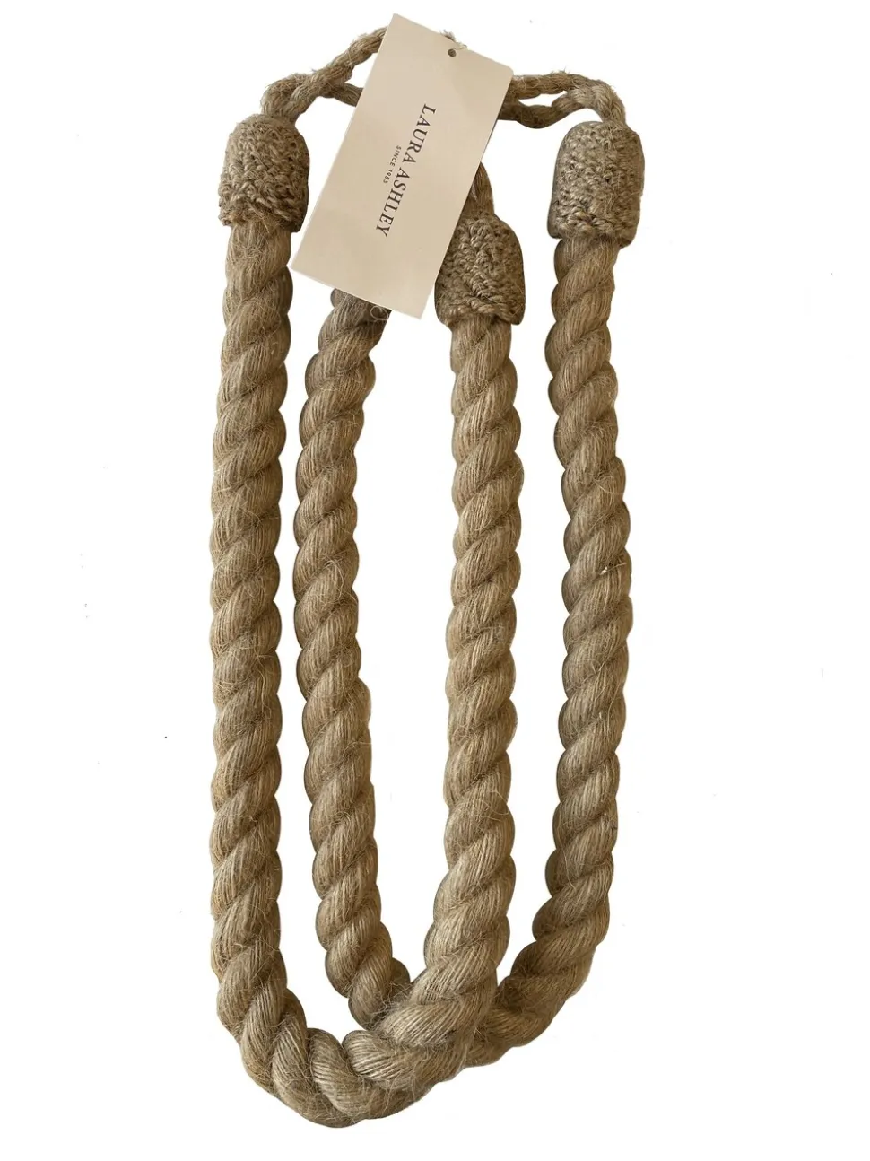 Laura Ashley Jute Rope Tieback Pairs