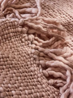 Laura Ashley Kimberly Chunky Woven Throw