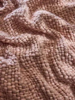 Laura Ashley Kimberly Chunky Woven Throw