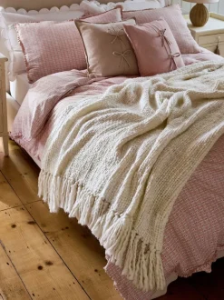 Laura Ashley Kimberly Chunky Woven Throw