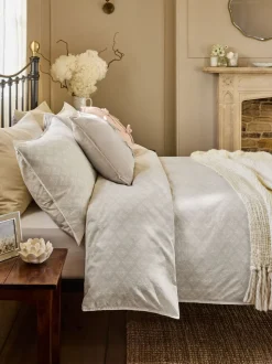 Laura Ashley Ladyfern 100% Cotton Duvet Cover and Pillowcase Set