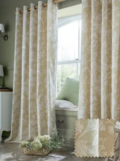 Laura Ashley Lloyd ringgordijnen met voering