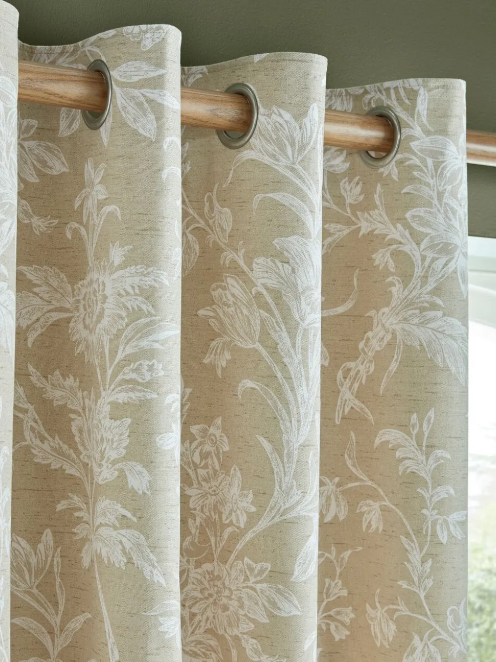 Laura Ashley Lloyd ringgordijnen met voering