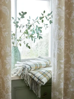 Laura Ashley Lloyd ringgordijnen met voering
